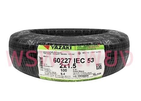 สายไฟ IEC53 (VCT) 2-4c x 1.5mm. Thai Yazaki (1ม้วน=100ม.เต็ม)